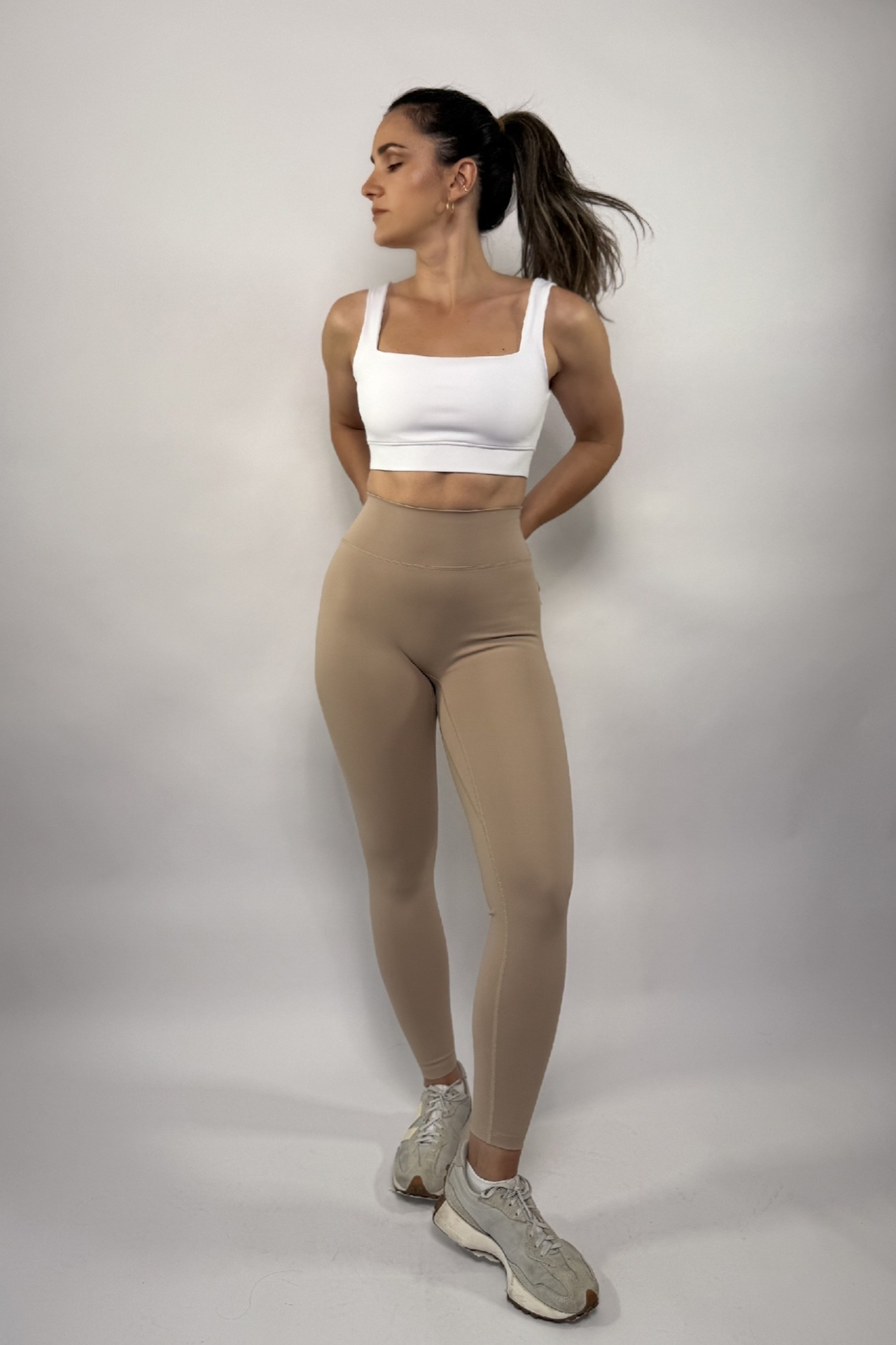 Square Up Crop Top | Tela PowerFit | Compresión Media